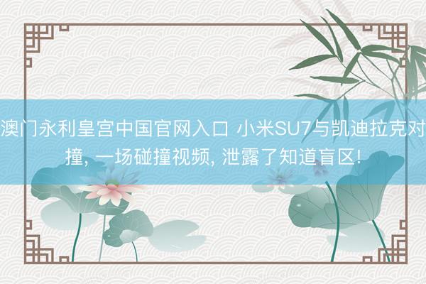 澳门永利皇宫中国官网入口 小米SU7与凯迪拉克对撞, 一场碰撞视频, 泄露了知道盲区!