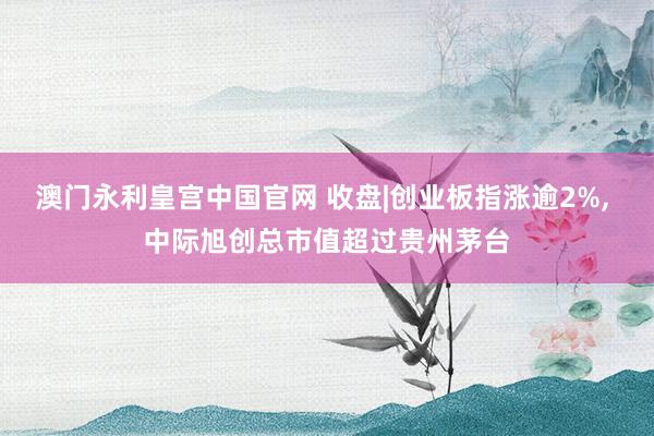 澳门永利皇宫中国官网 收盘|创业板指涨逾2%， 中际旭创总市值超过贵州茅台